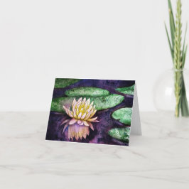 Tarjeta De Agradecimiento Lotus All Ochase Notecard
