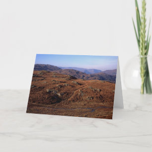 Tarjeta De Agradecimiento Loughrigg Fell Cumbria Inglaterra
