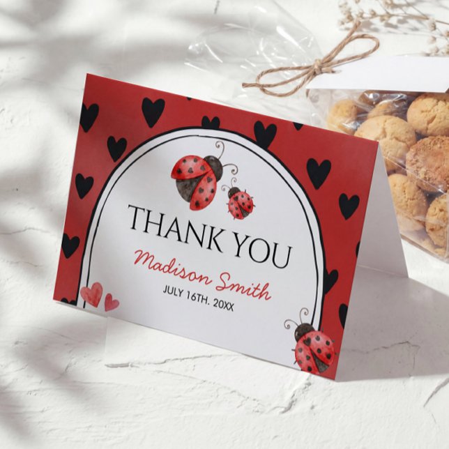 Tarjeta De Agradecimiento Love bug Thank You Card (Subido por el creador)