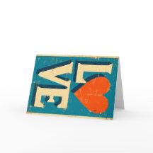 LOVE gráficos inspirados en los años 1960