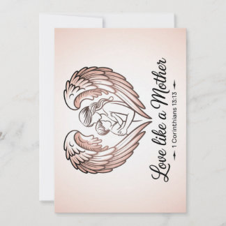 Tarjeta De Agradecimiento Love Like A Mother Mother's Day Christian Card