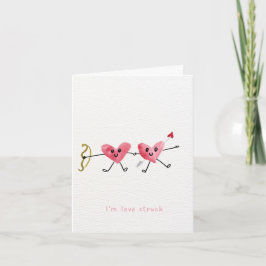 Tarjeta De Agradecimiento Love Struck Valentine's Day Card