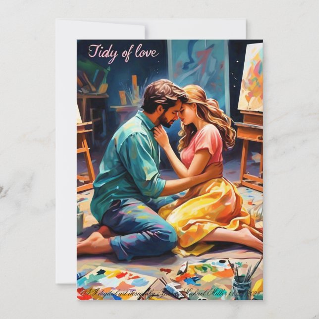 Tarjeta De Agradecimiento Love You Card De James Michael Miller (Anverso)