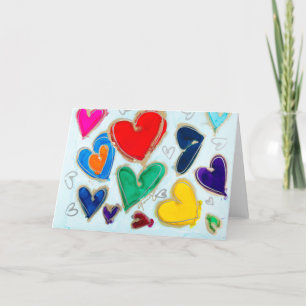 Tarjeta De Agradecimiento Lovitude Blank Card El amor está en el aire