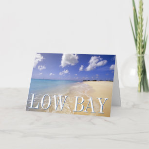 Tarjeta De Agradecimiento Low Bay Beach, Barbuda, Antigua   Gracias
