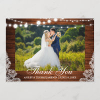 Luces de madera rústica para boda Lazo Foto Agrade