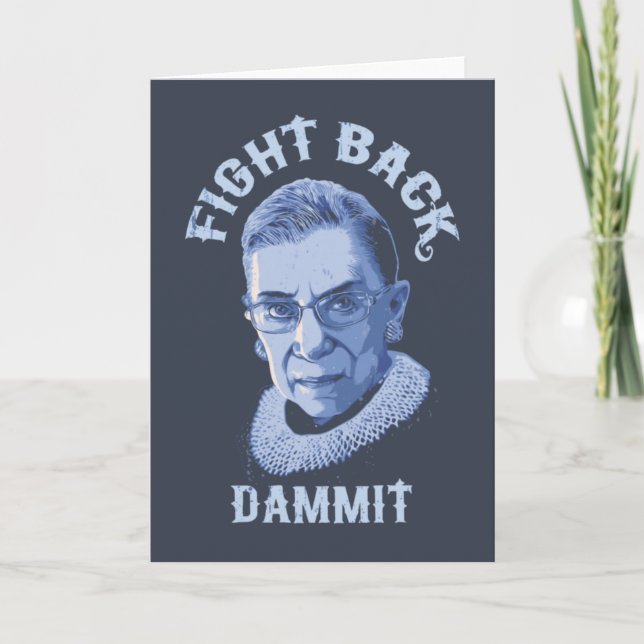 Tarjeta De Agradecimiento Luchar de vuelta, Dammit (Anverso)