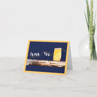 Tarjeta De Agradecimiento luciérnagas gracias