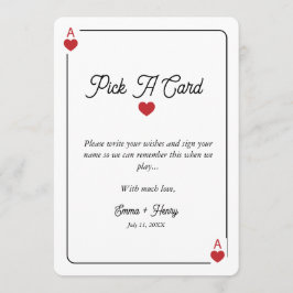 Tarjeta De Agradecimiento Lucky in Love Grab a Card Display card