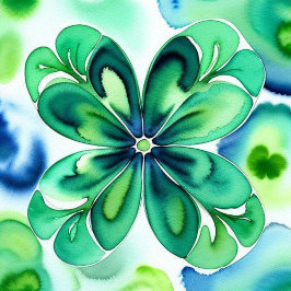 Tarjeta De Agradecimiento Lucky Shamrock
