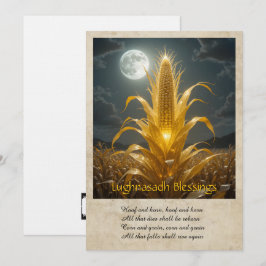 Tarjeta De Agradecimiento Lughnasadh Lammas Greeting Card