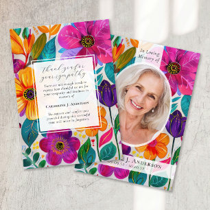 Tarjeta De Agradecimiento Luminoso homenaje a la simpatía por la fotografía 