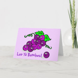 Tarjeta De Agradecimiento ¡Luv Ya Bunches!