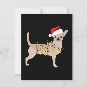Tarjeta De Agradecimiento Luz de los Navidades navideños de Chihuahua