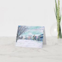 Tarjeta De Agradecimiento Mackinaw CIty Notecard