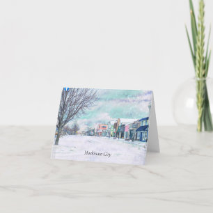 Tarjeta De Agradecimiento Mackinaw CIty Notecard