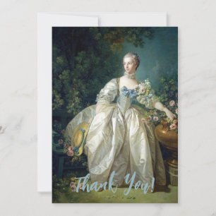 Tarjeta De Agradecimiento Madame Bergeret 1766