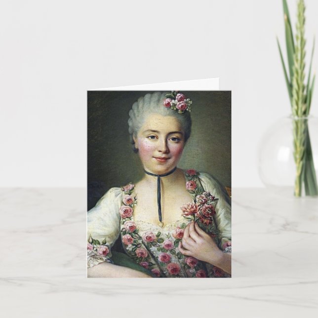 Tarjeta De Agradecimiento Mademoiselle Doré (Anverso)