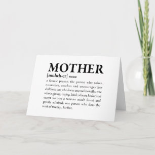 Tarjeta De Agradecimiento Madre