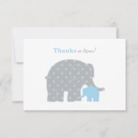 Madre Bebé Elefante Azul Grises Lunares Niño