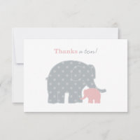 Madre Bebé Elefante Rosa Puntos Grises Niña