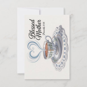 Tarjeta De Agradecimiento Madre Bendita Día de la Madre