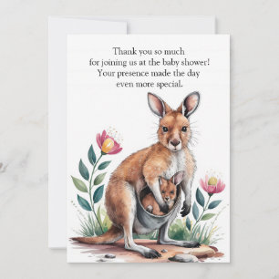 Tarjeta De Agradecimiento Madre canguro