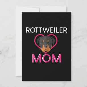 Tarjeta De Agradecimiento Madre de Rottweiler