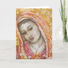 Tarjeta De Agradecimiento "Madre divina"