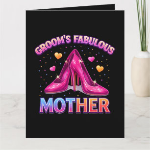 Tarjeta De Agradecimiento Madre Fabulosa del Novio Mamá del Novio