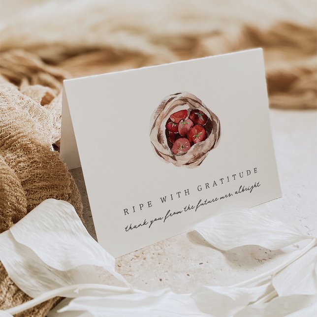 Tarjeta De Agradecimiento "Maduro de Gratitud" Mercado de Agricultores Despe (Subido por el creador)