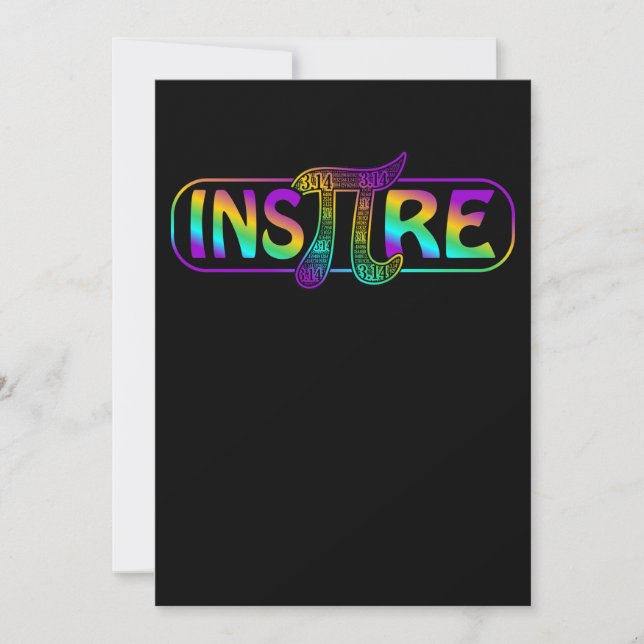 Tarjeta De Agradecimiento Maestra inspira matemáticas a estudiante (Anverso)