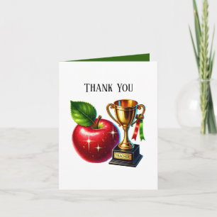 Tarjeta De Agradecimiento Maestra Linda añade tu mensaje