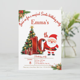 Tarjeta De Agradecimiento Magical Christmas Birthday Card for Girls