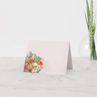 Tarjeta De Agradecimiento Magick Mushrooms and Dragons Thank You Cards