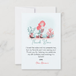 Tarjeta De Agradecimiento Magnífica fiesta de cumpleaños de princesa de sire