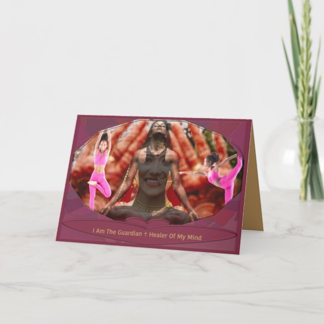 Tarjeta De Agradecimiento Magníficas Meditaciones Mentales (Anverso)