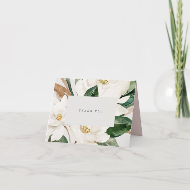 Tarjeta de agradecimiento Magnolia (Anverso)