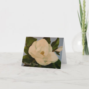 Tarjeta De Agradecimiento Magnolia Bloom