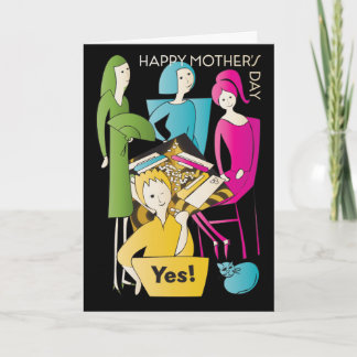 Tarjeta De Agradecimiento Mah Jongg Year Mother Card