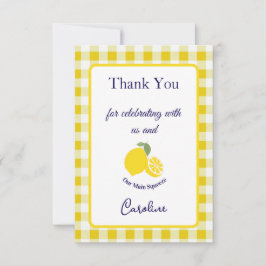 Tarjeta De Agradecimiento Main Squeeze Thank You Card Kids Birthday