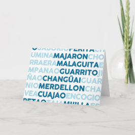 Tarjeta De Agradecimiento Malaguita