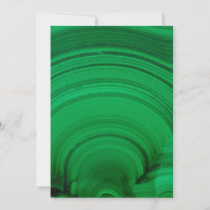 Tarjeta De Agradecimiento Malaquita Verde Primer Plano