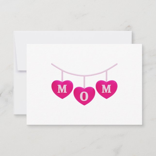 Tarjeta De Agradecimiento Mamá (Anverso)