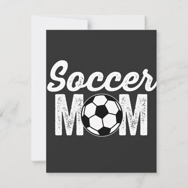 Tarjeta De Agradecimiento mamá del fútbol (Anverso)