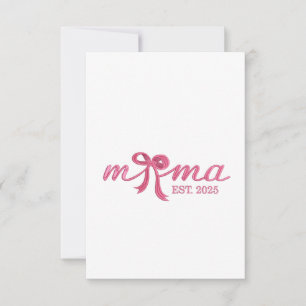 Tarjeta De Agradecimiento Mama Est 2025 Día De La Madre De La Coqueta De Bow