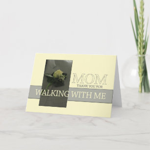 Tarjeta De Agradecimiento Mamá gracias por pasarme por Aisle