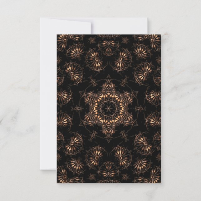 Tarjeta De Agradecimiento Mandala de la Edad de Bronce (Anverso)