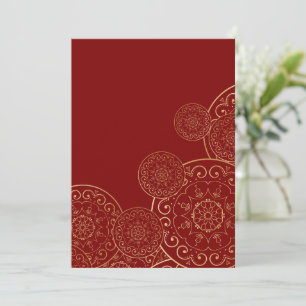 Tarjeta De Agradecimiento Mandala de lujo 50