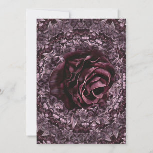 Tarjeta De Agradecimiento Mandala de rosa 